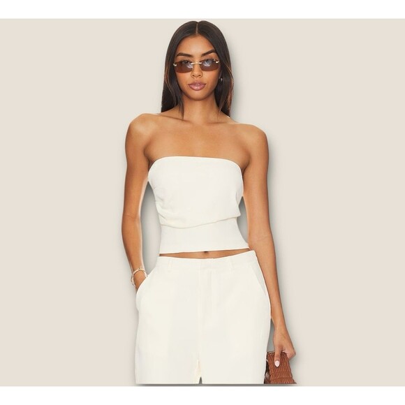 SNDY Roma Top & Pant Set Ivory XS - Picture 2 of 12